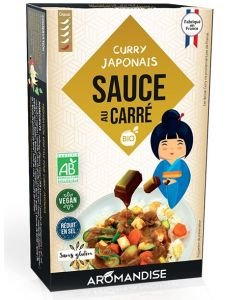 Sauce au Carré Curry Japonais - DLUO 05/22 BIO, 18 sachets